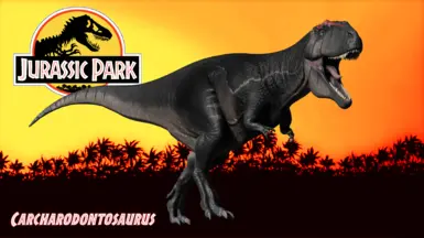 Jurassic Park Styled Carcharodontosaurus