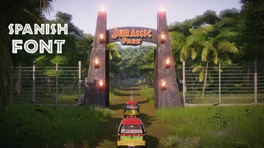 Jurassic Park - Font Mod SPANISH ver. 4.3