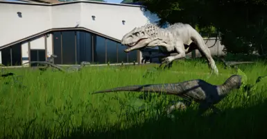 Raptor Squad vs Indominus Rex