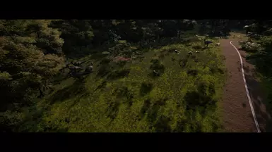 brachiosaurus and parasaurolophus paddock