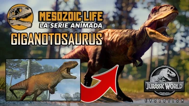 jurassic world evolution giganotosaurus