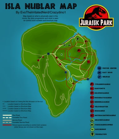 Isla Nublar Jurassic Park Sandbox File