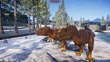 Isle inspired ceratosaurs skin and variants
