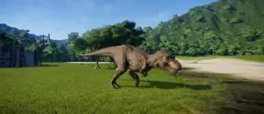 Jurassic Park Tyrannosaurus rex head model edit
