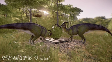 parasaurolophus jurassic world evolution