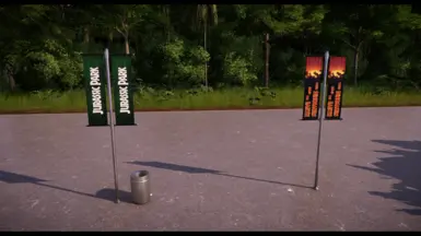Jungle and “When Dinosaurs Ruled the Earth” banners.