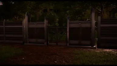 The banners on the Jurassic Tour gates have been removed to prevent mismatched texture issues.