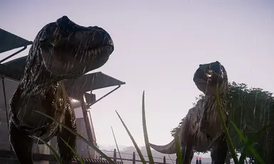 Buck and Doe together in Jurassic World