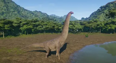 The Alamosaurus that not too accurate at Jurassic World Evolution Nexus ...