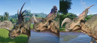 Styracosaurus Paleontological selection