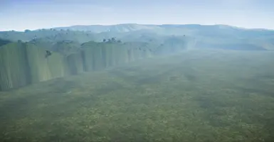 Isla Nublar 1993 Flattened