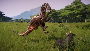 Venatosaurus impavidus & skull island gaur