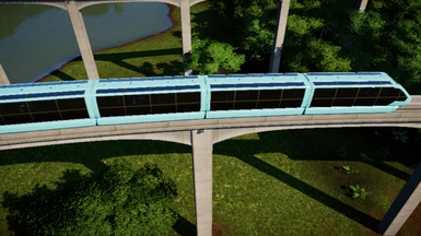 0.7. monorail colour turkise