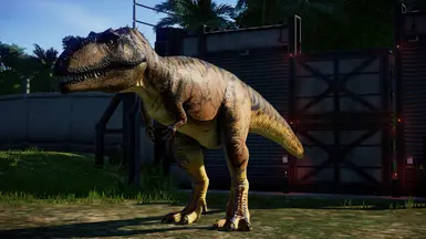 Giganotosaurus edit with concept Malusaurus Irex skin at Jurassic World ...