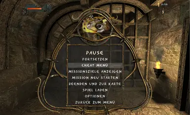 Cheat Menu in Pause Menu