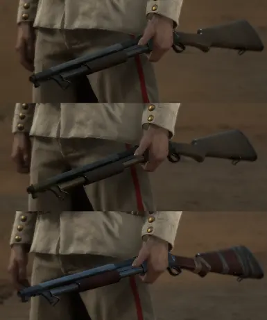 Trench Gun Wood Shield 3rd Person- the shield changes color with skins