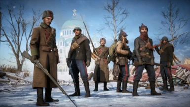 Bolshevik Red Army soldiers.