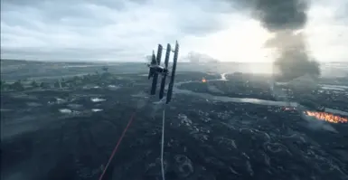 Custom trail in-game.