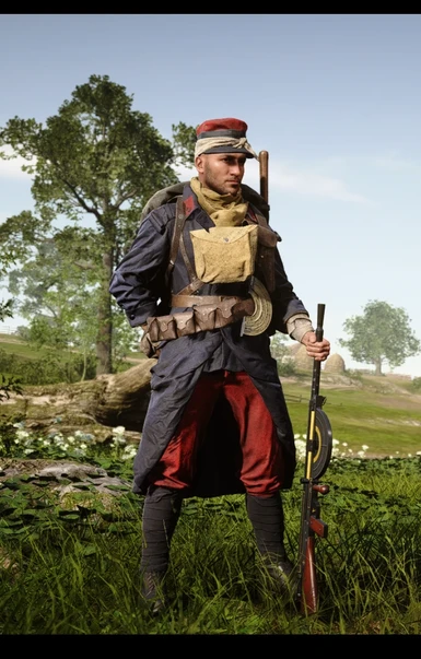 Alternate French Support using Scout coat.