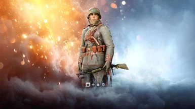 BF1 blood on GER soldier