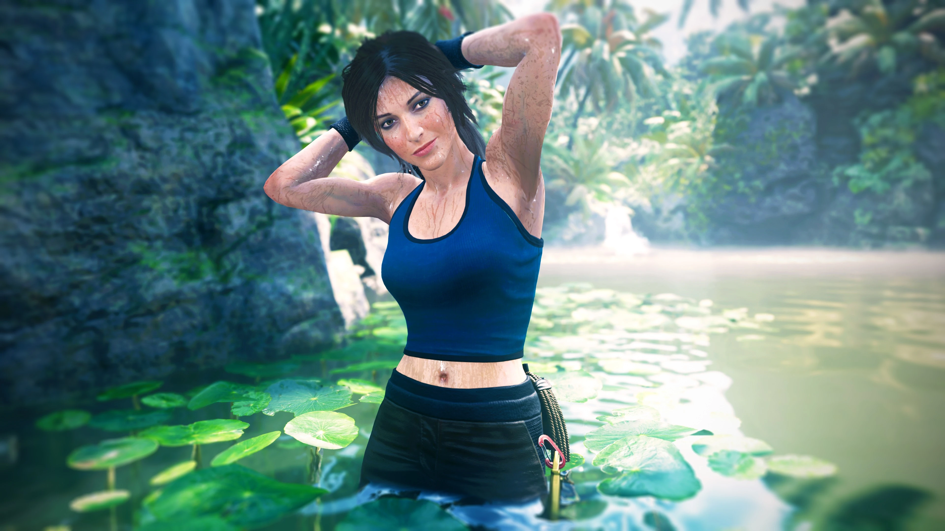 Croft Fitness Outfit Classic Style At Shadow Of The Tomb Raider Nexus is .....