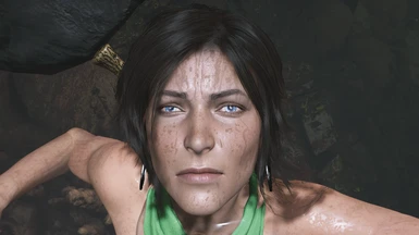 Blue eyes Lara is beautiful. (Eyes + 4k face mod)
