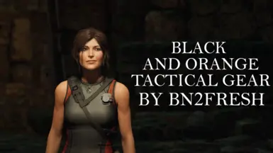 Black and Orange Tactical Gear