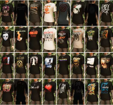 A showcase of the insane amount of additional shirts part 2