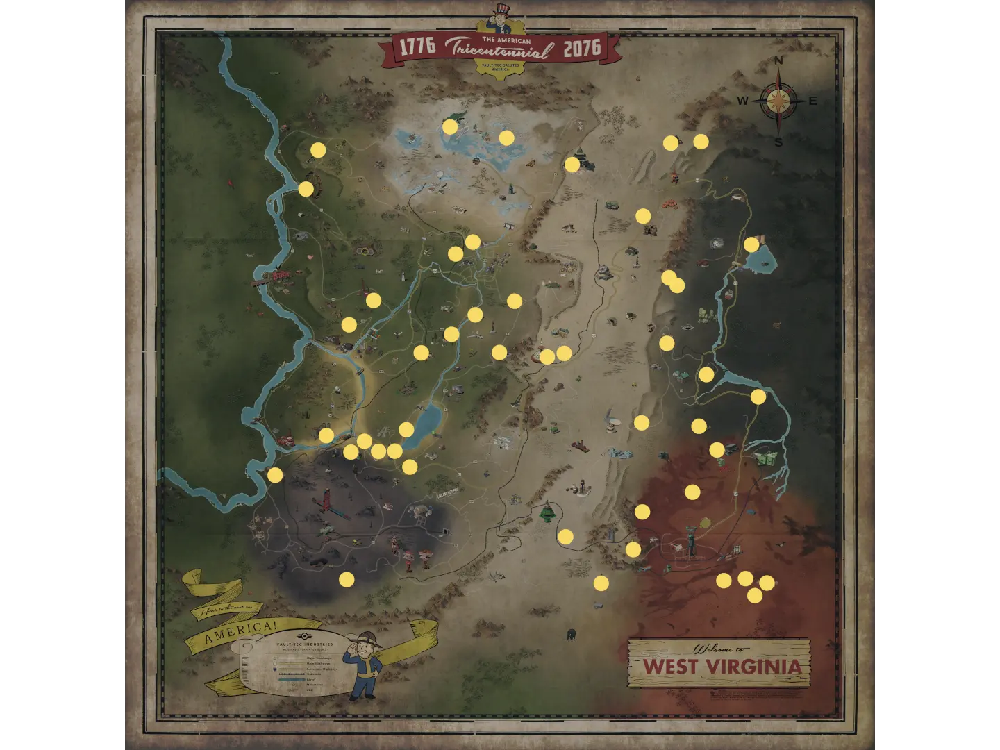 Halloween Holiday Scorched Map at Fallout 76 Nexus Mods and community