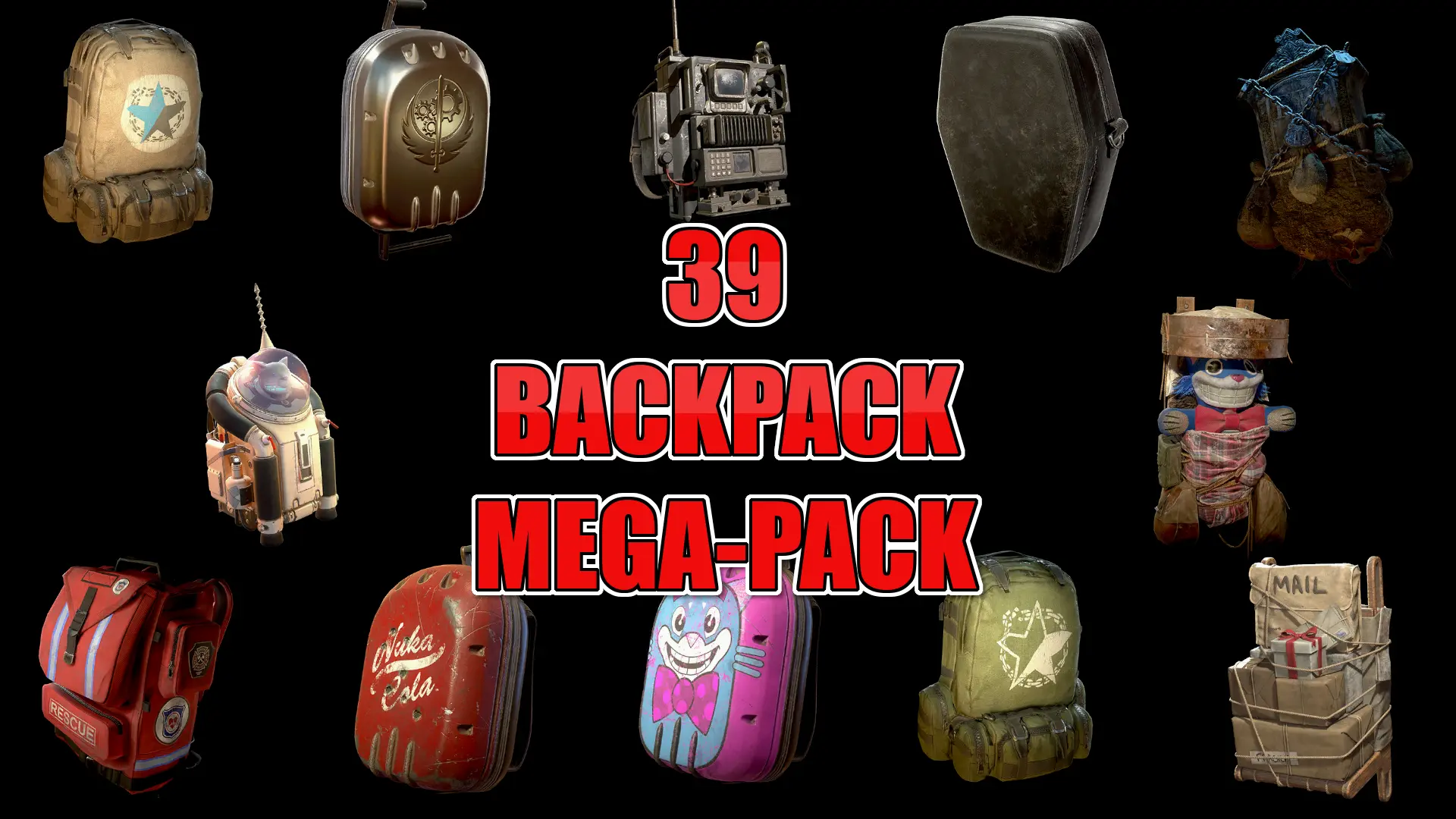 Mega Backpack Bundle At Fallout 76 Nexus Mods And Community 0232