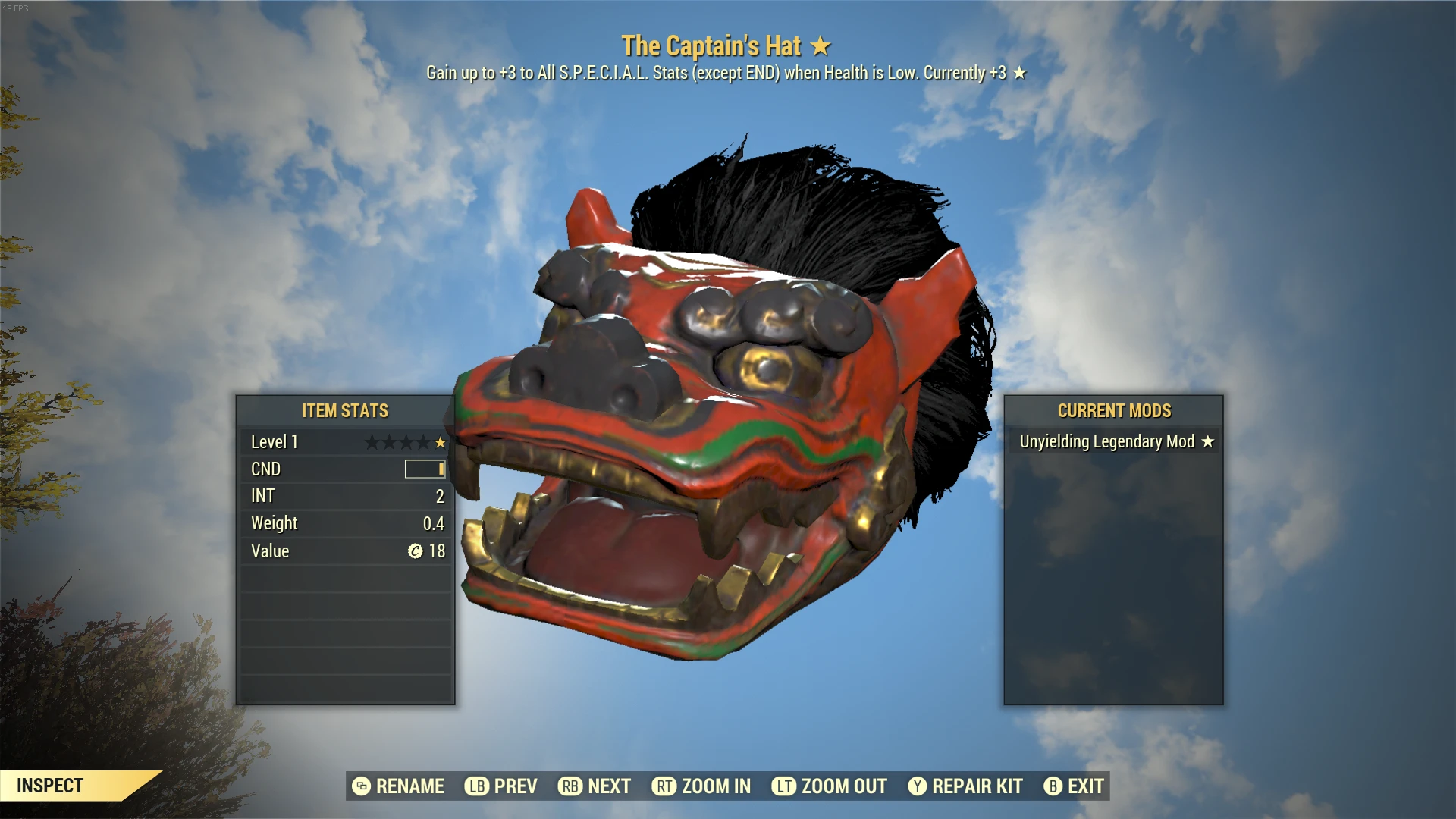 captain hat Lion Dancer hat at Fallout 76 Nexus - Mods and community