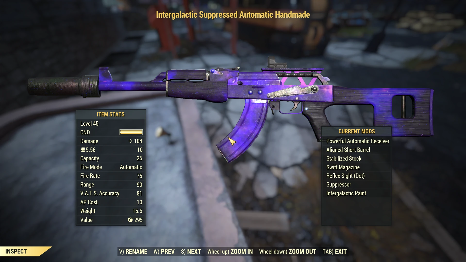 Intergalactic Handmade Reskin at Fallout 76 Nexus - Mods and community