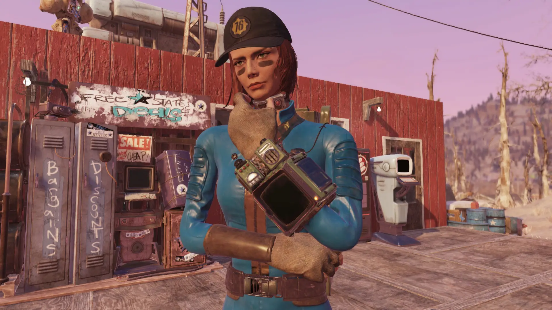 Vault suit Padded blue jacket replacer with Gloves at Fallout 76 Nexus ...