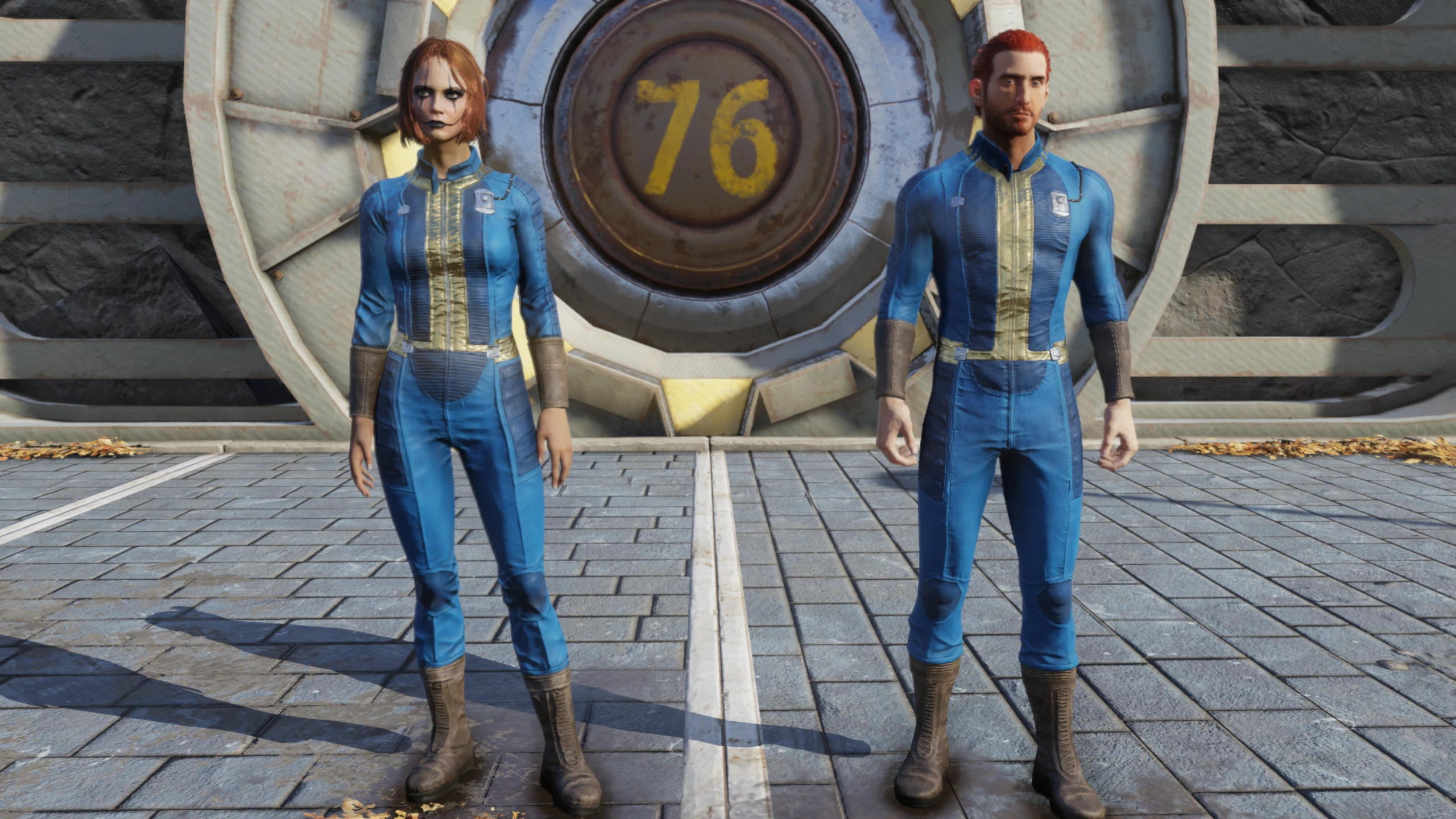 Fallout 4 armored vault suit фото 15