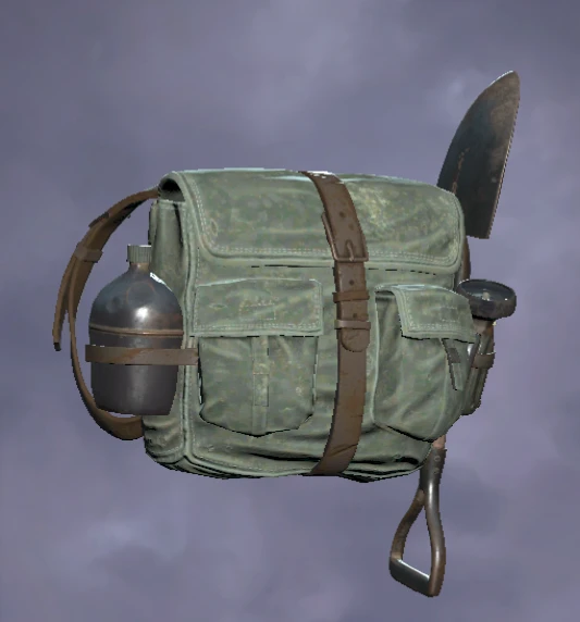 Green Shovel-Backpack Fallout 76