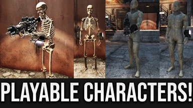 Playable Skeleton Character (MORE CHARACTERS)