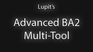 Lupit's Advanced BA2 Multitool Lite.