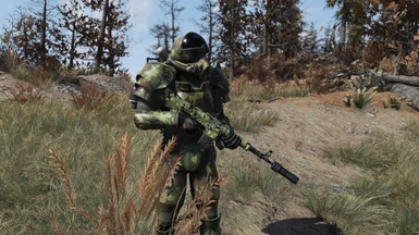 Matching weapon and armor skin example