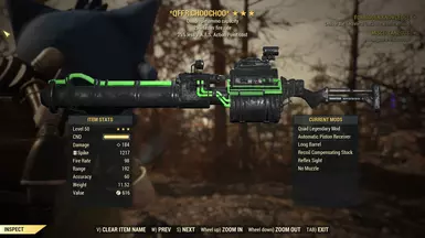 Black and Lime Railroad Rifle