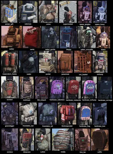 Mega Backpack Bundle At Fallout 76 Nexus Mods And Community 6687