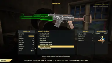 Aligned Long Barrel Modded