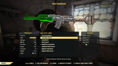 True Short Barrel Modded