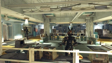 Enclave Recruitment Center with Guards