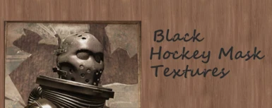 Custom Hockey Mask Black Textures