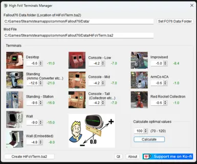 High FoV Terminals Manager 1.1.1
