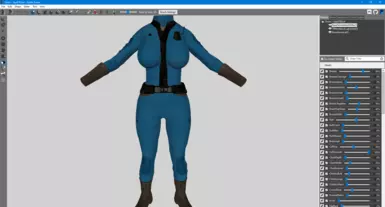 Vault 76 Suit Bodyslide