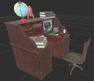Ally Katharine Pipboy Construction Kit Desk.