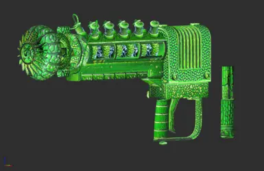 Green Scales Tesla Cannon
