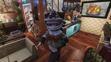 Halloween Mr Fuzzy Mascot