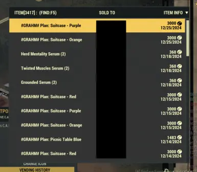 Map menu interface